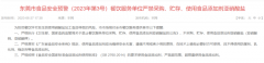 餐饮商户注意了！这个地方严禁采购、贮存、使